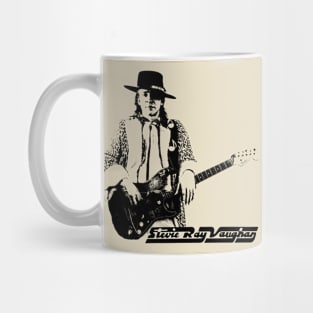 Stevie Ray Vaughan - black Mug